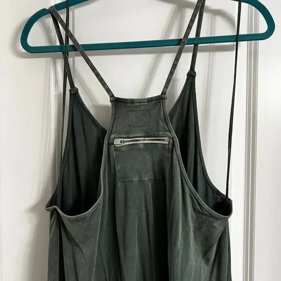 Free People Hot Shot Onesie | Green | Size M - Picture 5 of 6